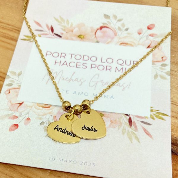 Collar Corazones Personalizados - Image 2