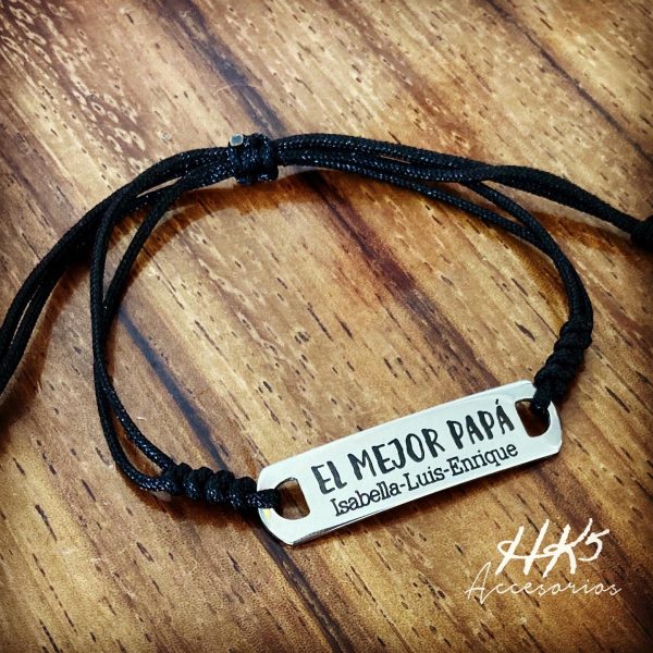 Pulsera placa grande Hilo - Image 7