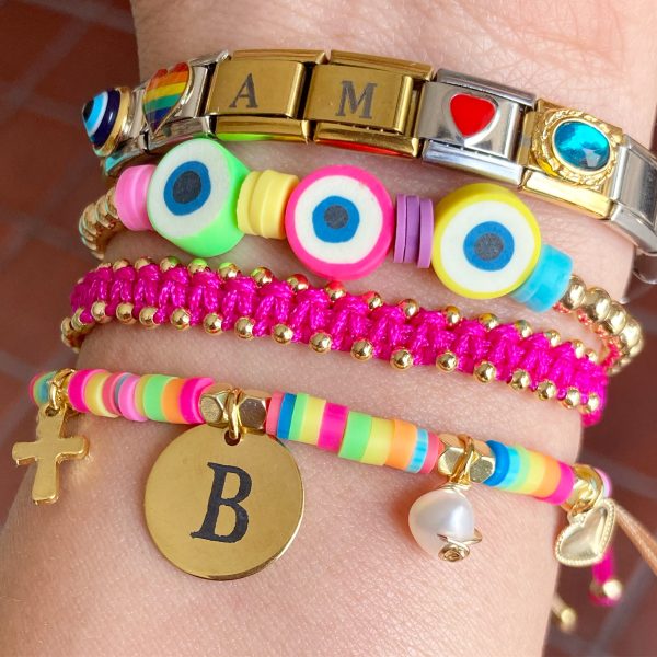 Pulsera de Pucas  Con Placa Circular personalizada - Image 11